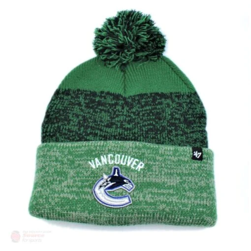 '47 BRAND Vancouver Canucks 47 Brand NHL Static Cuff Knit Toque -Warrior Store 47 brand toques vancouver canucks 47 brand nhl static cuff knit toque green blue osfa 28744371732546