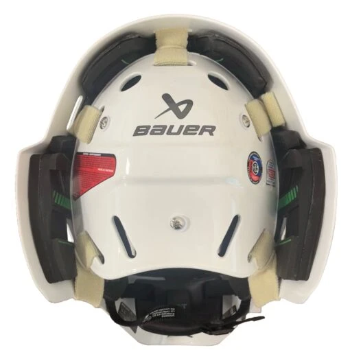 Bauer NME Exposed Replacement Harness -Warrior Store bauer goalie mask straps bauer nme exposed replacement harness white harness 30630104498242