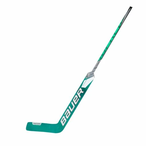 Bauer Supreme NHL Custom Senior Goalie Stick - Derek Baribeau -Warrior Store bauer goalie sticks bauer supreme nhl custom senior goalie stick derek baribeau green p31 r 26 28904182874178