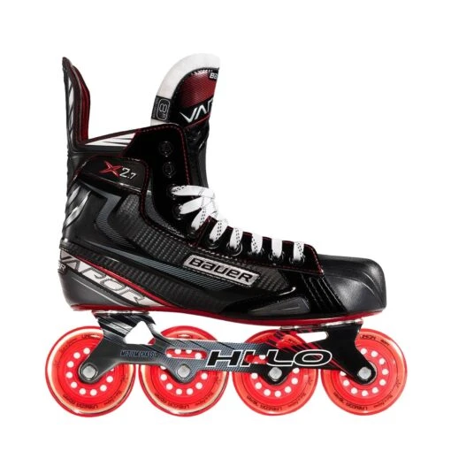 Bauer Vapor X2.7R Junior Roller Hockey Skates -Warrior Store bauer roller hockey skates bauer vapor x2 7r junior roller hockey skates 4 r standard 28758968533058