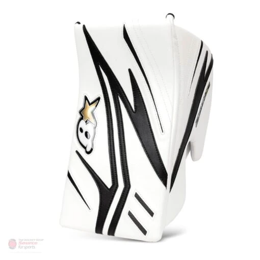 Brian's OPTiK X2 Junior Goalie Blocker -Warrior Store brian s blockers brian s optik x2 junior goalie blocker white black regular 28741221318722