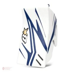 Brian's OPTiK X2 Junior Goalie Blocker -Warrior Store brian s blockers brian s optik x2 junior goalie blocker white blue regular 28741221351490