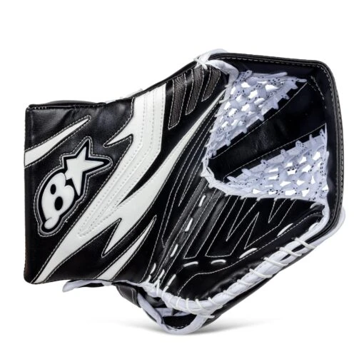 Brian's OPTiK 2 Pro Senior Goalie Catcher -Warrior Store brian s catchers brian s optik 2 pro senior goalie catcher black white regular 28743618166850