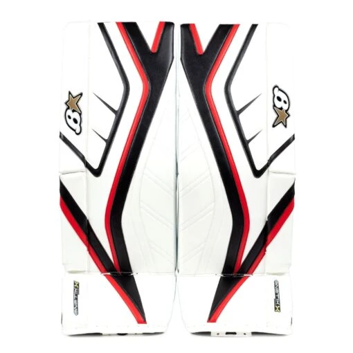 Brian's G-NETik X Intermediate Goalie Leg Pads -Warrior Store brian s leg pads brian s g netik x intermediate goalie leg pads white black red 30 1 28744288600130