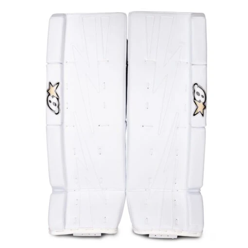 Brian's NetZero 2 Intermediate Goalie Leg Pads -Warrior Store brian s leg pads brian s netzero 2 intermediate goalie leg pads white 32 1 28744289288258