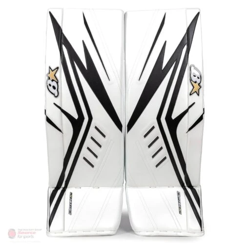 Brian's OPTiK X2 Intermediate Goalie Leg Pads -Warrior Store brian s leg pads brian s optik x2 intermediate goalie leg pads white black 30 1 28744290893890