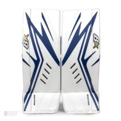 Brian's OPTiK X2 Intermediate Goalie Leg Pads -Warrior Store brian s leg pads brian s optik x2 intermediate goalie leg pads white blue 30 1 28744290926658