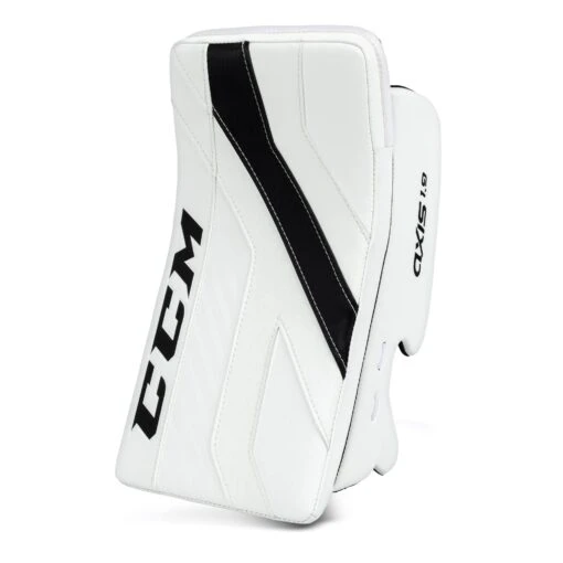 CCM Axis A1.9 Intermediate Goalie Blocker - Source Exclusive -Warrior Store ccm blockers ccm axis a1 9 intermediate goalie blocker source exclusive white white black black regular 28741223874626