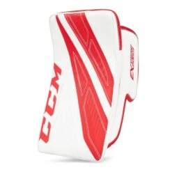 CCM Extreme Flex 4 Pro Senior Goalie Blocker -Warrior Store ccm blockers ccm extreme flex 4 pro senior goalie blocker white white red regular 28741225316418