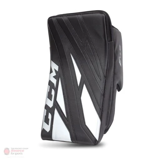 CCM Extreme Flex E4.5 Senior Goalie Blocker - Source Exclusive -Warrior Store ccm blockers ccm extreme flex e4 5 senior goalie blocker source exclusive black black silver regular 28741226987586