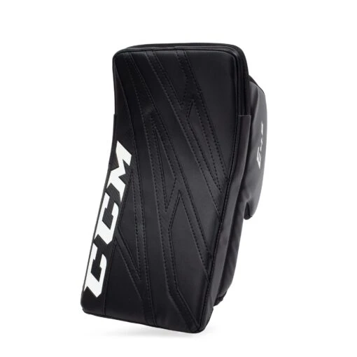 CCM Extreme Flex E4.5 Senior Goalie Blocker - Source Exclusive -Warrior Store ccm blockers ccm extreme flex e4 5 senior goalie blocker source exclusive black regular 28741226823746