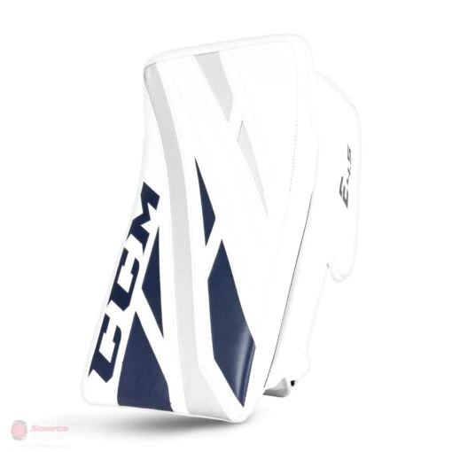 CCM Extreme Flex E4.5 Senior Goalie Blocker -Warrior Store ccm blockers ccm extreme flex e4 5 senior goalie blocker white navy silver regular 28741226135618