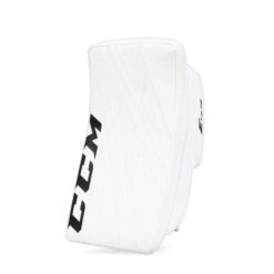 CCM Extreme Flex E4.9 Intermediate Goalie Blocker - Source Exclusive -Warrior Store ccm blockers ccm extreme flex e4 9 intermediate goalie blocker source exclusive white full right 28741227577410