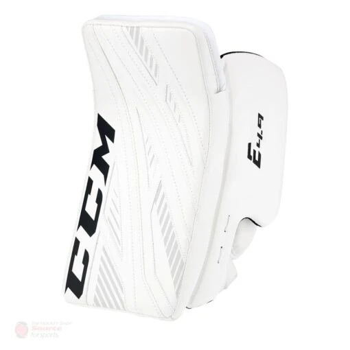 CCM Extreme Flex E4.9 Intermediate Goalie Blocker -Warrior Store ccm blockers ccm extreme flex e4 9 intermediate goalie blocker white regular 28741227118658