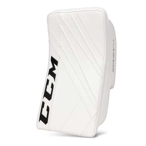 CCM Extreme Flex E5.5 Senior Goalie Blocker - Source Exclusive -Warrior Store ccm blockers ccm extreme flex e5 5 senior goalie blocker source exclusive white regular 28741228658754