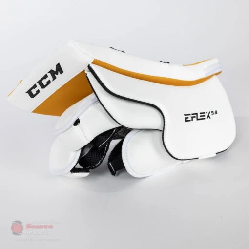 CCM Extreme Flex E5.9 Senior Goalie Blocker -Warrior Store ccm blockers ccm extreme flex e5 9 senior goalie blocker 27988477444162