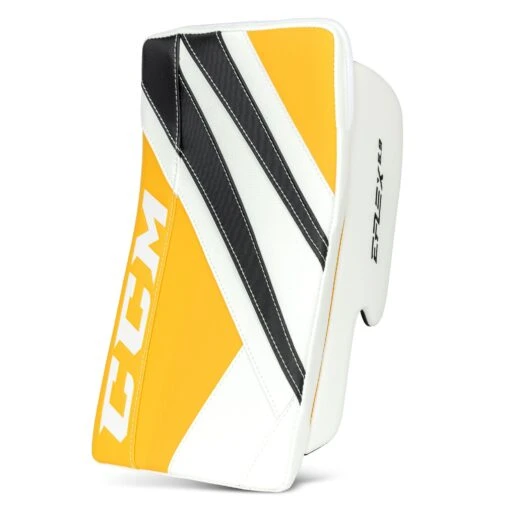 CCM Extreme Flex E5.9 Senior Goalie Blocker -Warrior Store ccm blockers ccm extreme flex e5 9 senior goalie blocker boston bruins regular 28741228953666