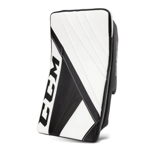 CCM Extreme Flex E5.9 Senior Goalie Blocker - Source Exclusive -Warrior Store ccm blockers ccm extreme flex e5 9 senior goalie blocker source exclusive white white black black regular 28741229445186