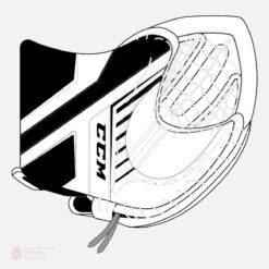 CCM Axis A1.9 Senior Goalie Catcher -Warrior Store ccm catchers ccm axis a1 9 senior goalie catcher white white black black regular 14023704510530