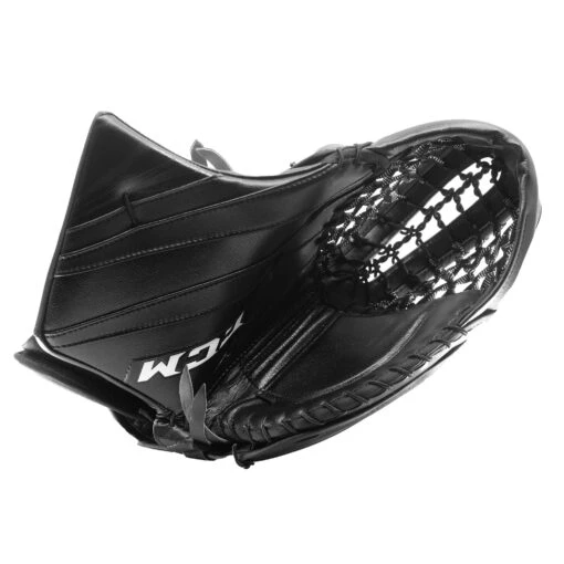 CCM Extreme Flex 5 Senior Goalie Catcher - 580 Break Angle -Warrior Store ccm catchers ccm extreme flex 5 senior goalie catcher 580 break angle black regular 28808148779074