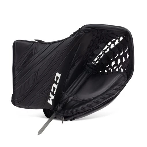 CCM Extreme Flex E4.9 Senior Goalie Catcher - Source Exclusive -Warrior Store ccm catchers ccm extreme flex e4 9 senior goalie catcher source exclusive black regular 28743576125506