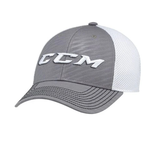 CCM Core Foam Mesh Flexfit Hat -Warrior Store ccm hats ccm core foam mesh flexfit hat grey s m 28743937556546