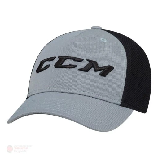 CCM Red Foam Mesh Flexfit Hat -Warrior Store ccm hats ccm red foam mesh flexfit hat grey s m 28743940046914