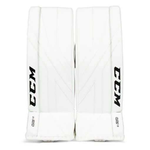 CCM Axis A1.5 Junior Goalie Leg Pads -Warrior Store ccm leg pads ccm axis a1 5 junior goalie leg pads white 26 1 28744294170690