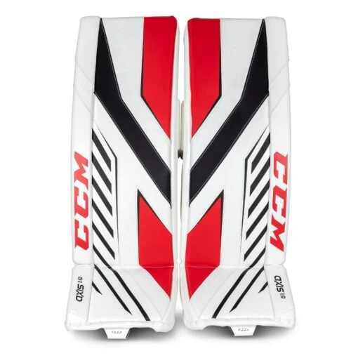 CCM Axis A1.9 Intermediate Goalie Leg Pads -Warrior Store ccm leg pads ccm axis a1 9 intermediate goalie leg pads chicago blackhawks 30 1 28744293384258