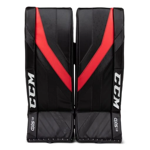 CCM Axis A1.9 Intermediate Goalie Leg Pads - Source Exclusive -Warrior Store ccm leg pads ccm axis a1 9 intermediate goalie leg pads source exclusive chicago blackhawks 30 1 28744294465602