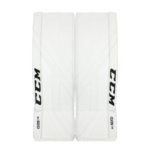 CCM Axis A1.9 Intermediate Goalie Leg Pads -Warrior Store ccm leg pads ccm axis a1 9 intermediate goalie leg pads white 30 1 29072249192514