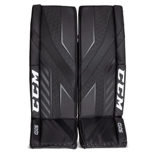 CCM Axis Senior Goalie Leg Pads -Warrior Store ccm leg pads ccm axis senior goalie leg pads black 35 1 28744295284802