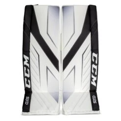 CCM Axis Senior Goalie Leg Pads -Warrior Store ccm leg pads ccm axis senior goalie leg pads white white black 34 1 28744295448642