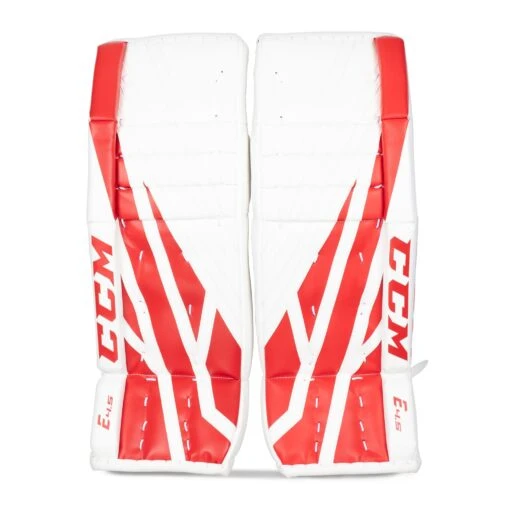 CCM Extreme Flex E4.5 Junior Goalie Leg Pads - Source Exclusive -Warrior Store ccm leg pads ccm extreme flex e4 5 junior goalie leg pads source exclusive detroit red wings 26 1 28744297054274