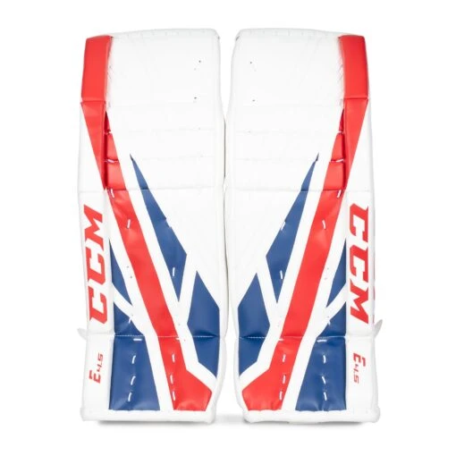 CCM Extreme Flex E4.5 Junior Goalie Leg Pads - Source Exclusive -Warrior Store ccm leg pads ccm extreme flex e4 5 junior goalie leg pads source exclusive montreal canadiens 26 1 28744297119810