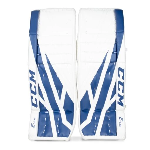 CCM Extreme Flex E4.5 Junior Goalie Leg Pads - Source Exclusive -Warrior Store ccm leg pads ccm extreme flex e4 5 junior goalie leg pads source exclusive toronto maple leafs 26 1 28744297087042