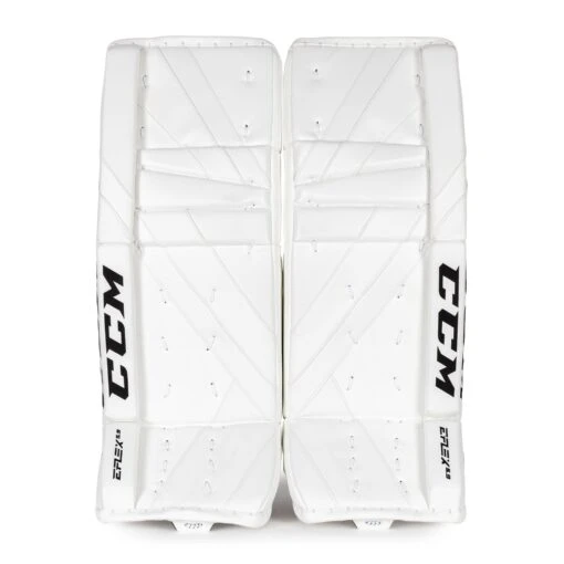 CCM Extreme Flex E5.9 Intermediate Goalie Leg Pads -Warrior Store ccm leg pads ccm extreme flex e5 9 intermediate goalie leg pads white 30 1 28744299872322