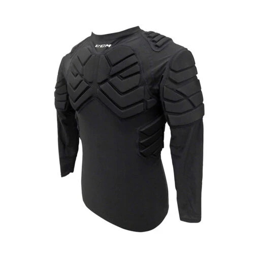 CCM Goalie L/S Senior Padded Shirt -Warrior Store ccm padded shirts ccm goalie l s senior padded shirt black s 28744300724290