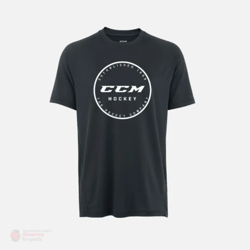 CCM Academy Tech Youth Shirt -Warrior Store ccm shirts ccm academy tech youth shirt black l 28090195902530