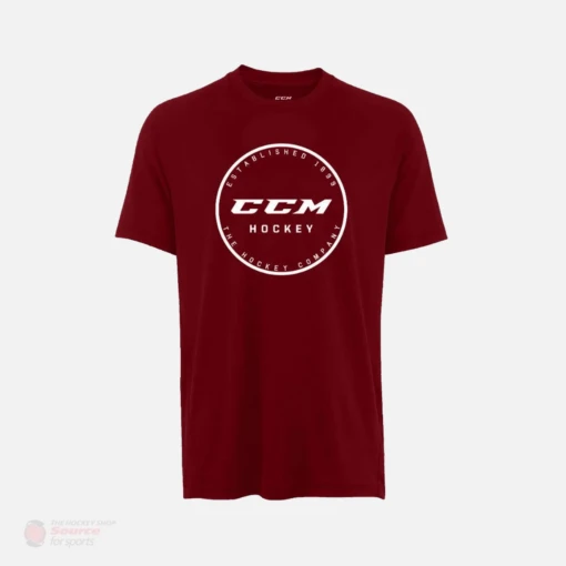 CCM Academy Tech Youth Shirt -Warrior Store ccm shirts ccm academy tech youth shirt burgundy s 28090147897410