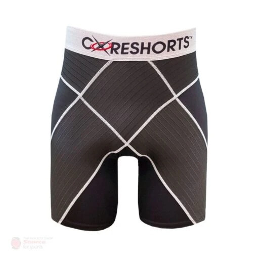 Coreshorts Pro 3.0 Senior Compression Shorts -Warrior Store coreshorts shorts coreshorts pro 3 0 senior compression shorts black grey s 28744397586498