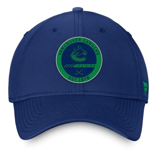 Vancouver Canucks Fanatics Authentic Pro Training Camp Flexfit Hat -Warrior Store fanatics hats vancouver canucks fanatics authentic pro training camp flexfit hat 29365524201538