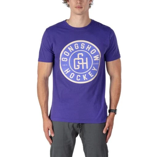 Gongshow Hockey Scholly Mens Shortsleeve Shirt -Warrior Store gongshow shirts gongshow hockey scholly mens shortsleeve shirt purple s 29693209149506