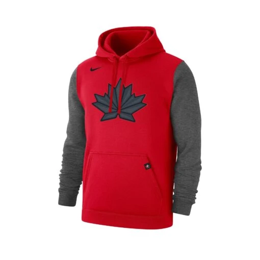 Team Canada Olympic Nike Club Fleece Pullover Mens Hoodie -Warrior Store nike hoodies team canada olympic nike club fleece pullover mens hoodie red black s 28744133935170