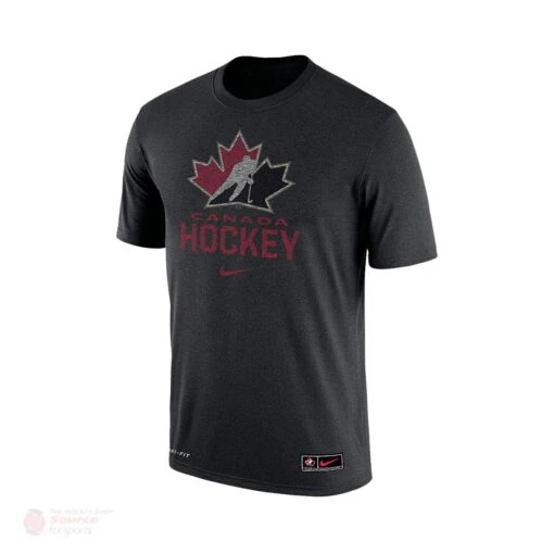 Hockey Canada Nike Dri-Fit Cotton Mens Shirt -Warrior Store nike shirts hockey canada nike dri fit cotton mens shirt black s 28744404369474