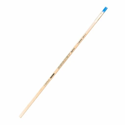 Ring-Jet Rocket Hybrid Senior Ringette Stick -Warrior Store ring jet ringette sticks ring jet rocket hybrid senior ringette stick natural wood gold blue tip sr 28796807315522