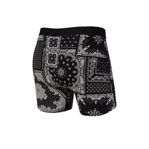 Saxx Vibe Boxers - Black Bandana Republic -Warrior Store saxx underwear saxx vibe boxers black bandana republic 28744435269698