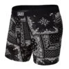 Saxx Vibe Boxers - Black Bandana Republic -Warrior Store saxx underwear saxx vibe boxers black bandana republic black s 29811040256066