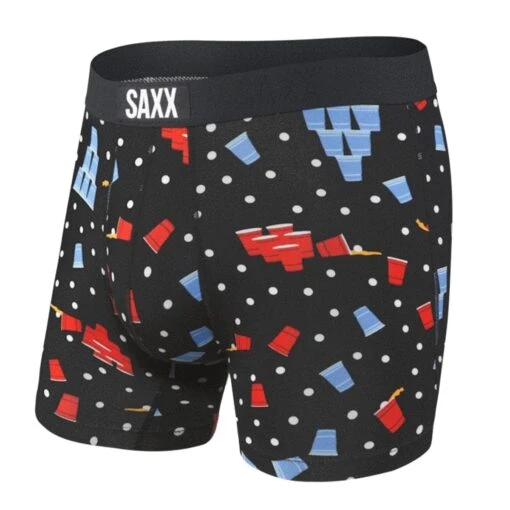 Saxx Vibe Boxers - Black Beer Champs -Warrior Store saxx underwear saxx vibe boxers black beer champs l 29811040321602