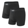 Saxx Vibe Boxers - Black / Black (2 Pack) -Warrior Store saxx underwear saxx vibe boxers black black 2 pack s 29811039567938